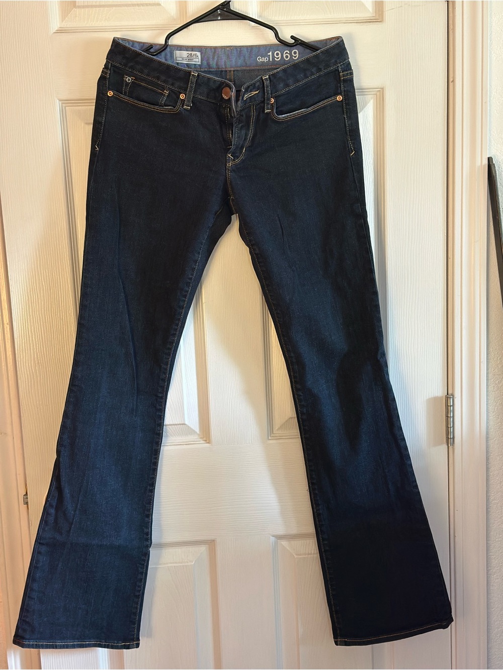 GAP 6L SEXY BOOT CUT Dark Blue Women's Stretch Denim Jeans